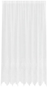 vidaXL Κουρτίνα Δαντέλας με κουρτίνες Λευκό 240 x 200 cm Πολυεστέρας