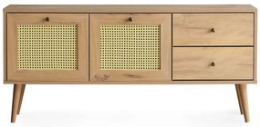 Έπιπλο Τηλεόρασης Patara 854KLN3028 140x40x60cm Oak