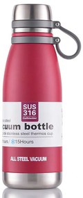 Μπουκάλι Θερμός με Ιμάντα Μεταφοράς 800ml JB-6065 Φούξια