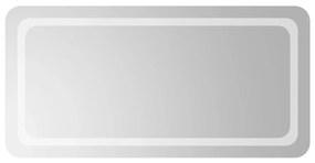 vidaXL Καθρέφτης Μπάνιου με LED 50x100 εκ.