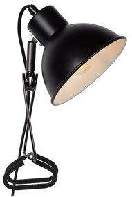 Φωτιστικό Clip-on Lucide 45987-01-30 MOYS Μαύρο Ματ (Black Mat)