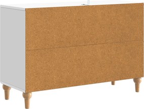 vidaXL Ντουλάπι TV Λευκό 89 x 34,5 x 60 εκ. Επεξεργασμένο Ξύλο