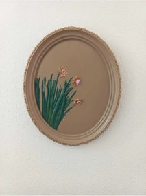 Stewehome οβάλ διακοσμητικό τοίχου από πέτρα 21x17 cm