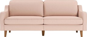 3-Seat Sofa Robin 3 - Salmon, Walnut Salmon
Walnut