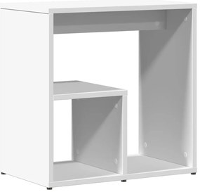 vidaXL Τραπέζι Βοηθητικό Λευκό 50 x 30 x 50 εκ. από Επεξεργασμένο Ξύλο