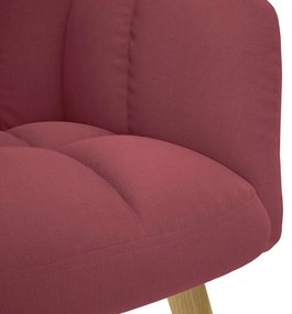 vidaXL Πολυθρόνα Relax Μπορντό Υφασμάτινη