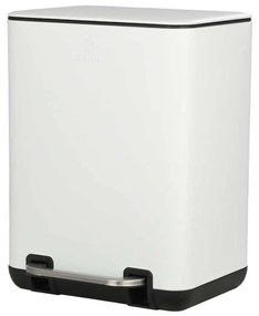 Κάδος Απορριμμάτων Μπάνιου (24.1x21.3x31.6) Estia 6lt Cubic Λευκό 02-20958