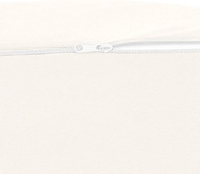 vidaXL Μαξιλάρι Ποδιών Λευκό 68 x 40 x 18 εκ. PU Αφρός