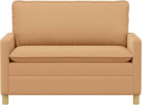 vidaXL Καναπές Μπεζ 126 x 81 x 87,5 εκ Ύφασμα