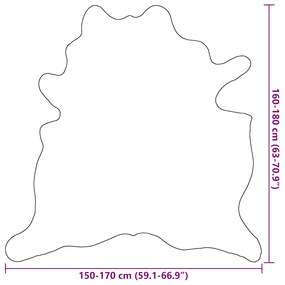 ΧΑΛΙ ΑΣΠΡΟΜΑΥΡΟ 150 X 170 ΕΚ. ΑΠΟ ΓΝΗΣΙΟ ΔΕΡΜΑ ΑΓΕΛΑΔΑΣ 284343