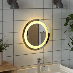 Καθρέφτης Μπάνιου LED Στρογγυλός 30 εκ. - Διαφανές