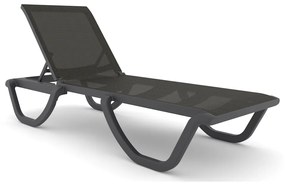 Florence/SL* Resin Sun Lounger Anthracite  metax-01-00-2700 διάστ.190.0000 x 69.0000 x 33.0000