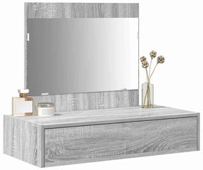 vidaXL Τραπέζι περιποίησης Γκρι 83 x 40 x 70 εκ Επεξεργασμένο ξύλο