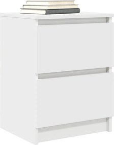 vidaXL Έπιπλο Τηλεόρασης Λευκό 40x35x54 εκ. από Επεξεργ. Ξύλο