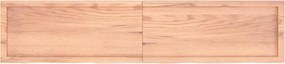 vidaXL Πάγκος Μπάνιου Αν. Καφέ 180x40x(2-4) εκ. Επεξεργ. Μασίφ Ξύλο