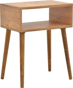 Κομοδίνο Hank pakoworld σε φυσική απόχρωση 45x30x60εκ