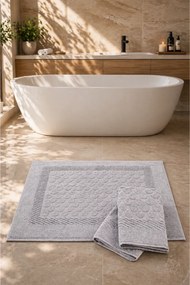 Σετ 3 τεμαχίων πετσέτες ποδιών 50x70 cm - Ανθρακί 50 x 70