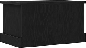vidaXL Κουτί αποθήκευσης Μαύρη δρυς 50 x 30 x 28 cm Επεξεργασμένο Ξύλο