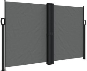vidaXL Σκίαστρο Πλαϊνό Συρόμενο Ανθρακί 140 x 1200 εκ.