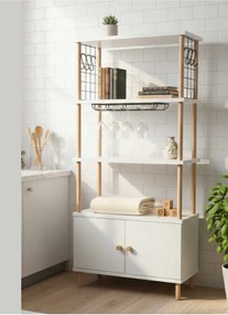 Ντουλάπι Κουζίνας Λευκό MEGRE 60x30x140