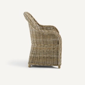 Πολυθρόνα κήπου από πλεκτές ίνες, ELMER
