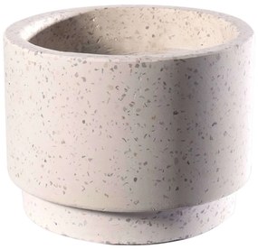 Κασπώ Τσιμεντένιο Serenity C-2470-8 32x32x28cm White Supergreens Cement
