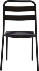 ΚΑΡΕΚΛΑ ΜΕΤΑΛΛΙΚΗ ΜΑΥΡΗ JASON HM5177.01 43x50x86cm