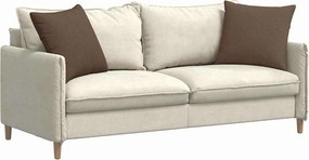 vidaXL Μαξιλάρι Καναπέ 2 pcs Καφέ 50 x 50 cm ύφασμα