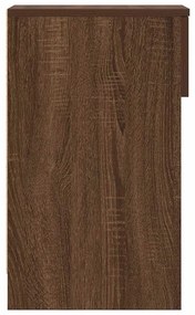 vidaXL Κομοδίνο με συρτάρι Καφέ Δρυς 20x36x60 εκ.