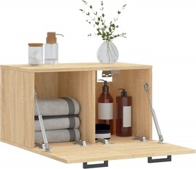 vidaXL Ντουλάπι Τοίχου Sonoma Δρυς 60x36,5x35 εκ. Επεξεργασμένο Ξύλο
