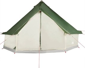 vidaXL Σκηνή Οικογενειακή Tipi 10 Ατόμων Αδιάβροχη Πράσινη