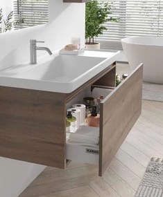 Karag Space 100 Brooklyn Brown  MDF - Σετ Επίπλου Μπάνιου