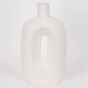 Βάζο Κεραμικό 819-00148 20x9,5x34cm White Estheti Home Ceramic