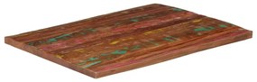 vidaXL Επιφάνεια Τραπεζιού Ορθογώνια 100x80x2,5 εκ. Ανακυκλωμένο Ξύλο