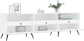 vidaXL Έπιπλο Τηλεόρασης Λευκό 150x30x44,5 εκ. Επεξεργασμένο Ξύλο
