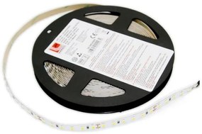 Adeleq Ταινία LED Λευκή Αυτοκόλλητη 5m 24VDC 2835 9.6W Και 120LED Ανά Μέτρο IP20 Θερμό 3000K 30-34024900