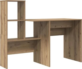 vidaXL Γραφείο Artisan Oak 131,5 x 50 x 106,5 cm Επεξεργασμένο Ξύλο