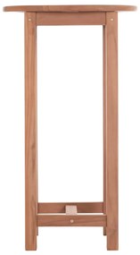Τραπέζι - Σταντ Μπάρ Στρόγγυλο PRESSCOT C18114 Ξύλο Teak Φυσικό Φ60x105Υ εκ. 60x60x105 εκ.