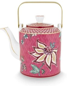 ΤΣΑΓΙΕΡΑ 1ltr. PIP STUDIO - ORIENTAL FLOWER FESTIVAL DARK PINK (ΚΟΥΤΙ ΔΩΡΟΥ)