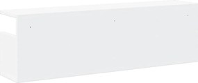 vidaXL Ντουλάπι Τοίχου Λευκό 100x20x30 εκ. από Επεξεργασμένο Ξύλο