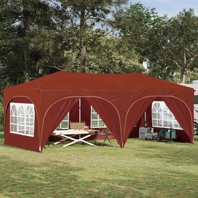vidaXL Αυτοσχέδιο Μόρφωση 574 x 289 x 245 cm Τερακότα Ύφασμα Όξφορντ