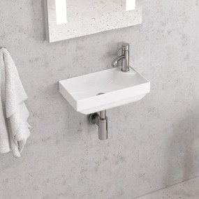 Νιπτήρας Αναρτώμενος Litos 2240 40x22x11cm White Karag Πορσελάνη