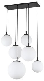 Κρεμαστό Φωτιστικό Οροφής 140cm 6xE27 15W IP20 Esme TK Lighting-4793-Λευκό 4793
