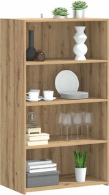vidaXL Highboard Artisan Δρυς 70 x 41 x 124 εκ. Επεξεργασμένο Ξύλο