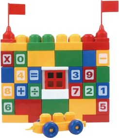Σετ κατασκευών DIY με τουβλάκια &amp; αριθμούς - 68pcs - 2289 - 233038