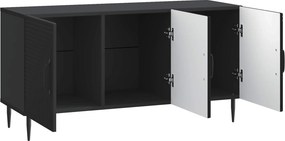 vidaXL Ντουλάπι TV Μαύρο 99 x 34,5 x 50 εκ. Επεξεργασμένο Ξύλο