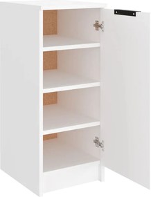 vidaXL Παπουτσοθήκη Λευκή 30 x 35 x 70 εκ. από Επεξεργασμένο Ξύλο