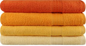 Bath Towel Set (4 Pieces) Rainbow - Yellow Light Yellow
Yellow
Pale Orange
Orange
