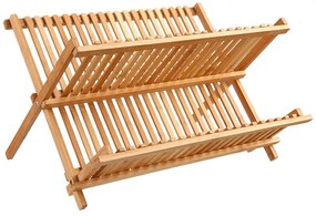 Πιατοθήκη Labon pakoworld bamboo φυσικό 42.5x33.5x25.5εκ