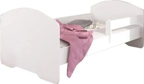 Παιδικό κρεβάτι Belossi I-Λευκό-160 x 80-Με προστατευτικό